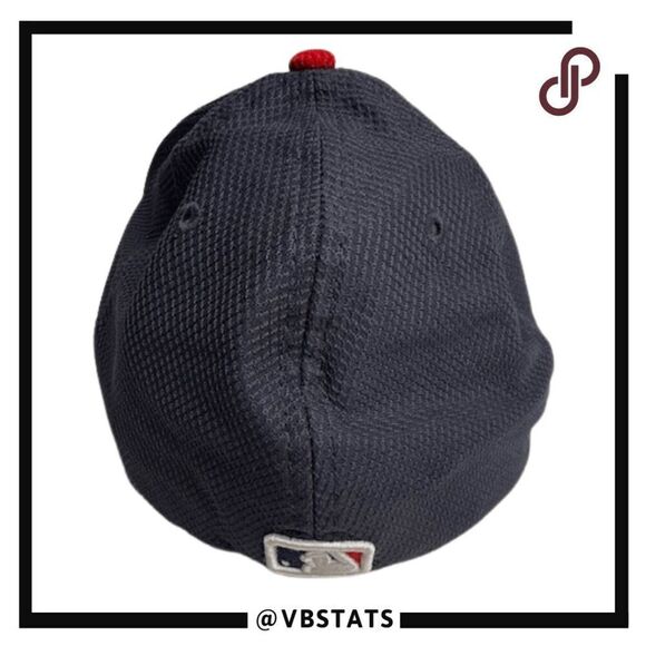 New Era Men's 59 Fifty Boston Red Sox Authentic Performance Cap Black Size 7 3/8 - Picture 2 of 8